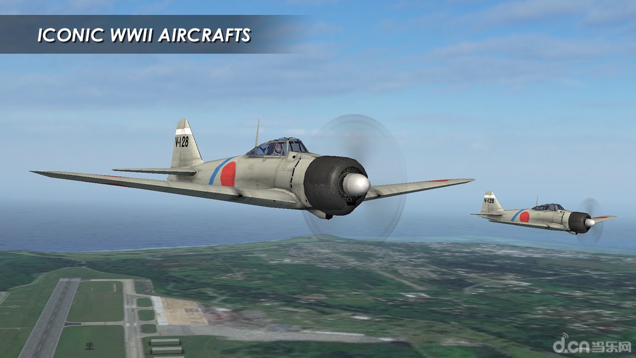 " 一款充满动作元素的二次大战空战飞行模拟游戏.
